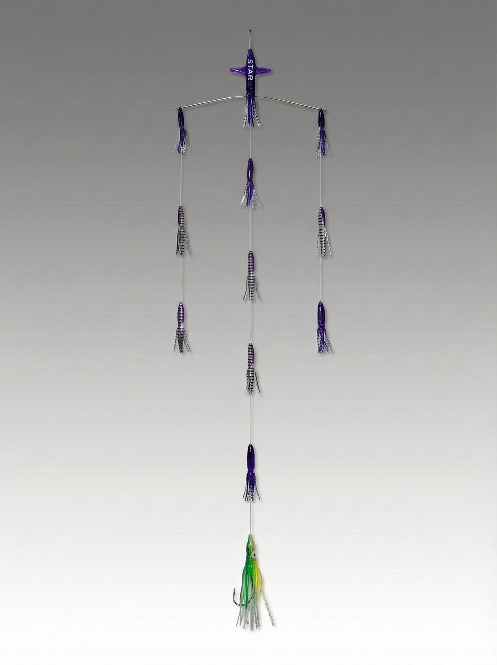Señuelo de pesca profesional Sterling Diamante color Púrpura para captura final de atún.
